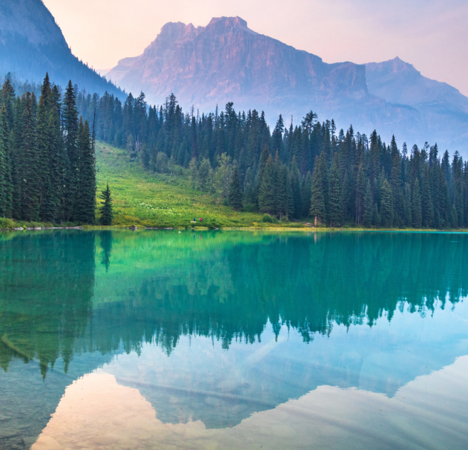 Canadian landscape in Banff, Alberta