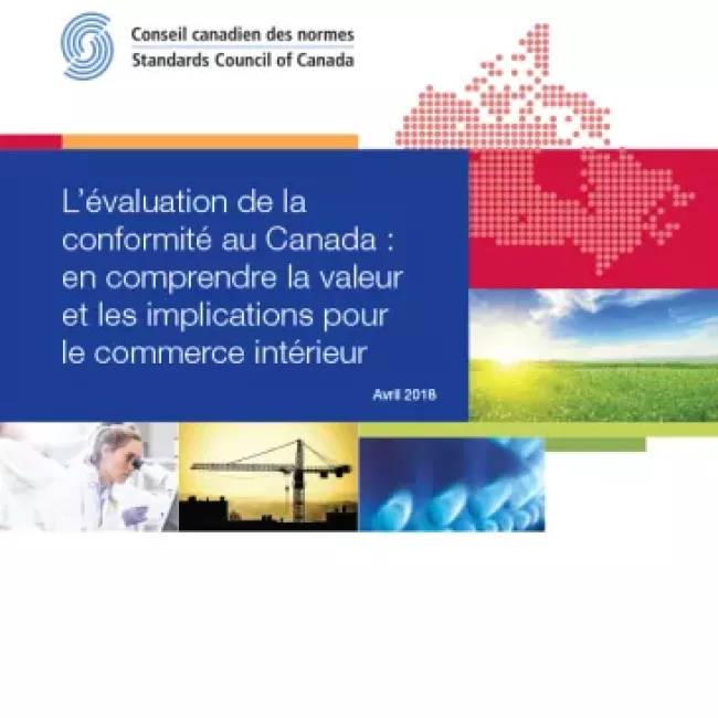 Report cover with images of female scientist, crane, Canada, and field_fr