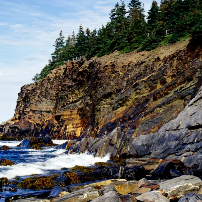 Canadian rocky shoreline