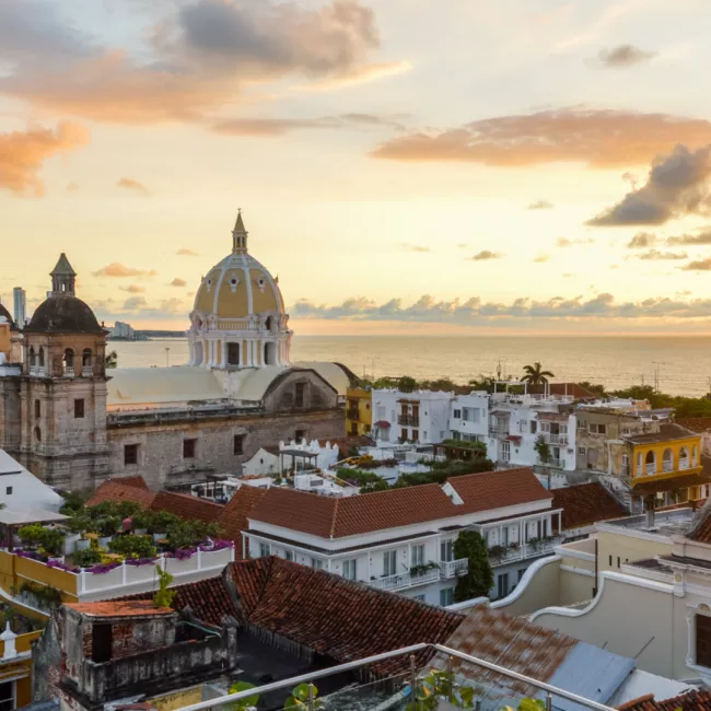 Cityscape of Cartagena, Colombia