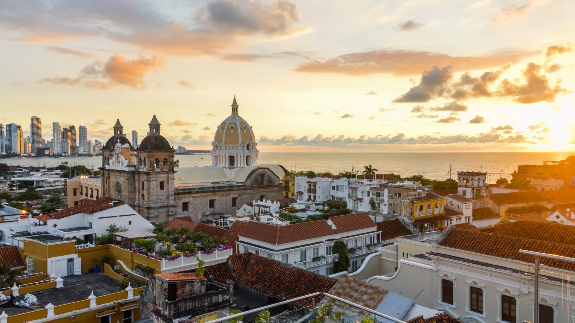 Cityscape of Cartagena, Colombia